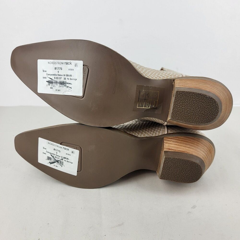 Dingo Sorta Sweet Snake Print Snip Toe Pull On Cowboy Boot 6 M - Picture 12 of 12
